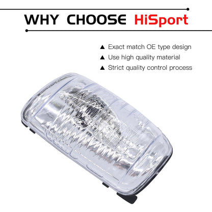 HiSport BK31-13B382-AB Driver Side Mirror Turn Signal Lamp Compatible with Ford Transit T150 T250 T350 2015 2016 2017 2018 2019 2020 2021 2022