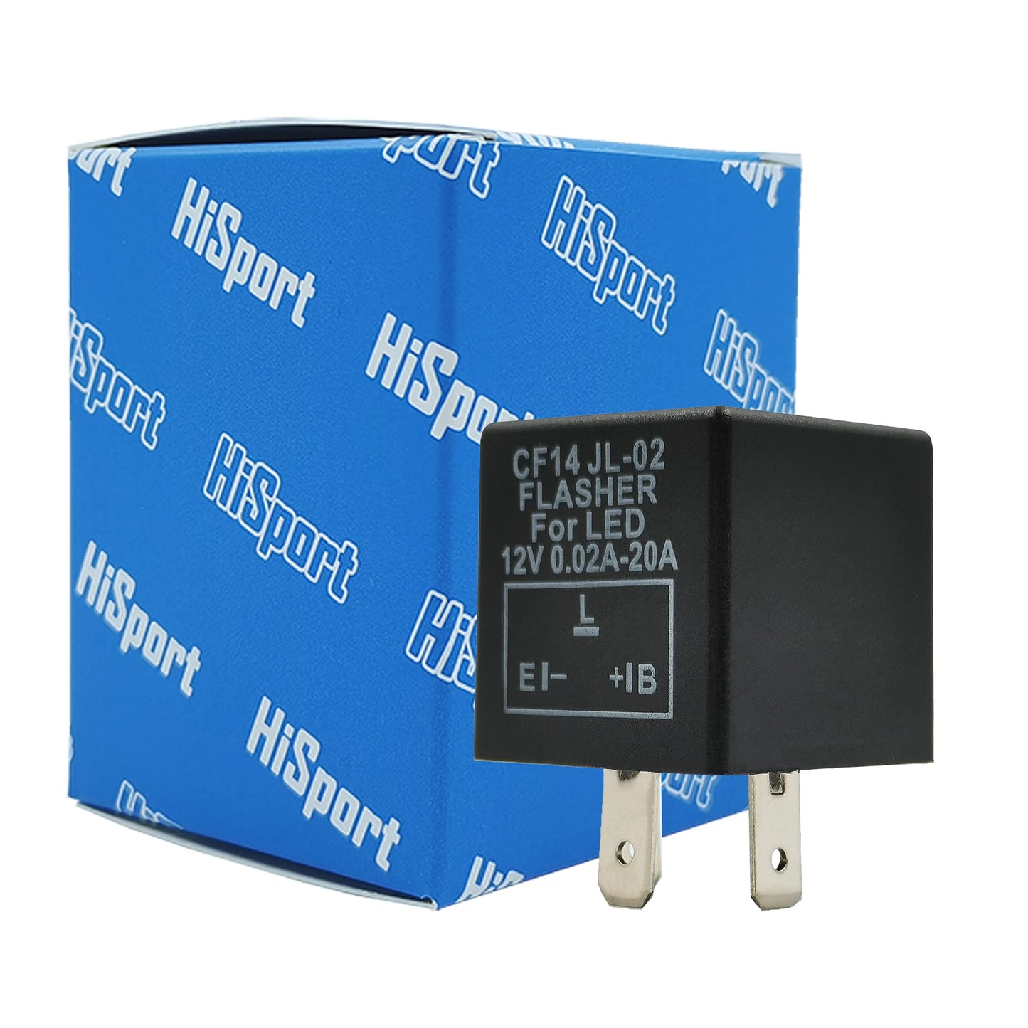 Led Flasher Relay (CF14) Electronic Turn Signal Flashers for Led Lights Hyper Blink Flash No Flash Problem - HiSport