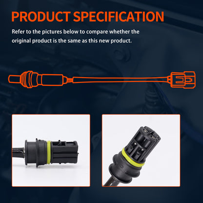 HiSport 11781742050 0258003477 O2 Oxygen Sensor 2PCS - Compatible with BMW 318i 318is 318ti 323Ci 323i 325Ci 325i 325xi 328Ci 328i 330Ci 330i 330xi 525i 528i 530i 540i 1995-2006