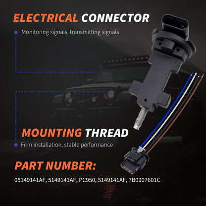 HiSport Camshaft Position Sensor Kit - Compatible with Chrysler Dodge Jeep Ram Replaces 05149141AF PC950 5149141AF