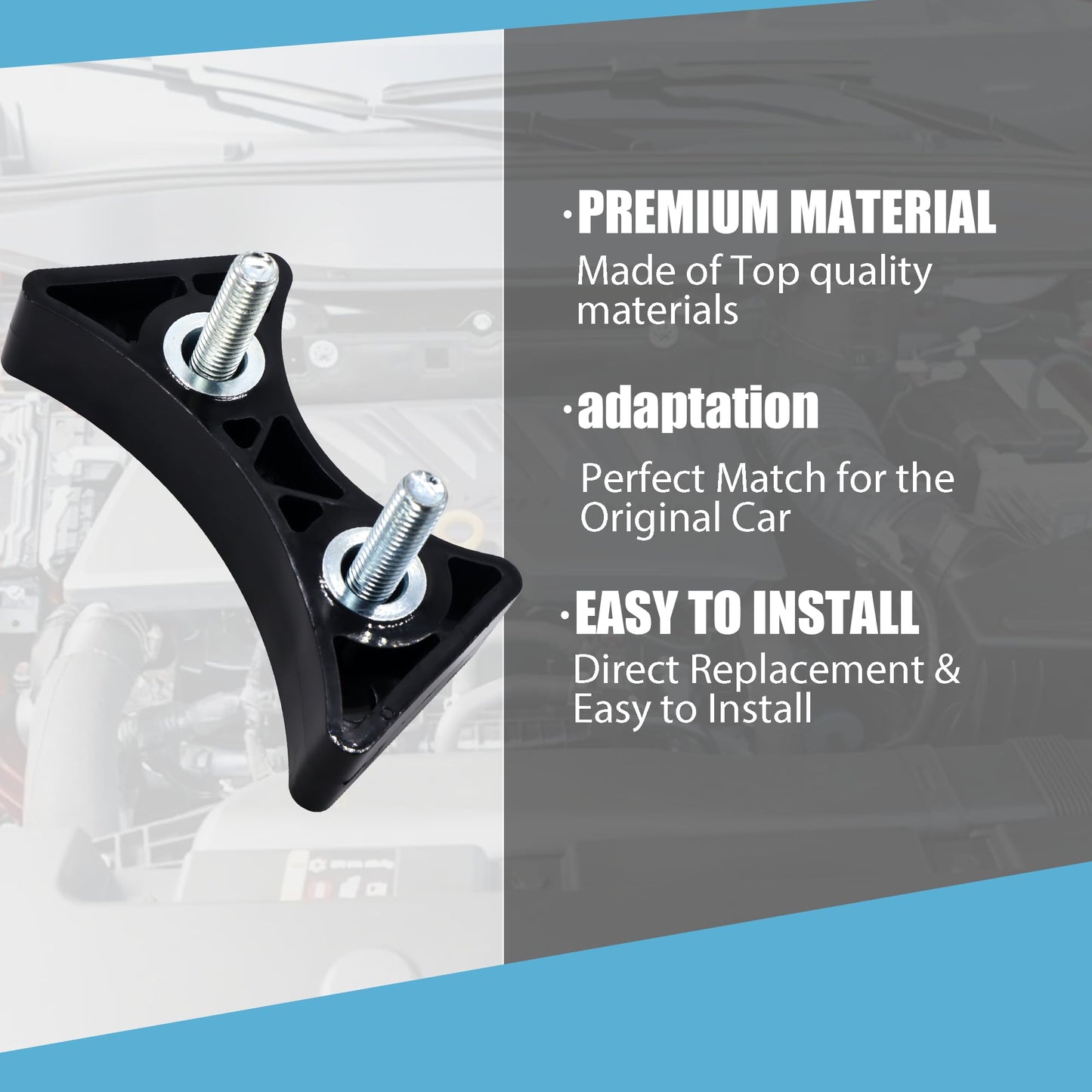 HiSport Timing Chain Guide 12588670 Timing Chain Tensioner Damper kit - with Bolt, Retainer, and Spacer,Compatible with Chevy Corvette Impala LS1 LS2 LS4 LS6