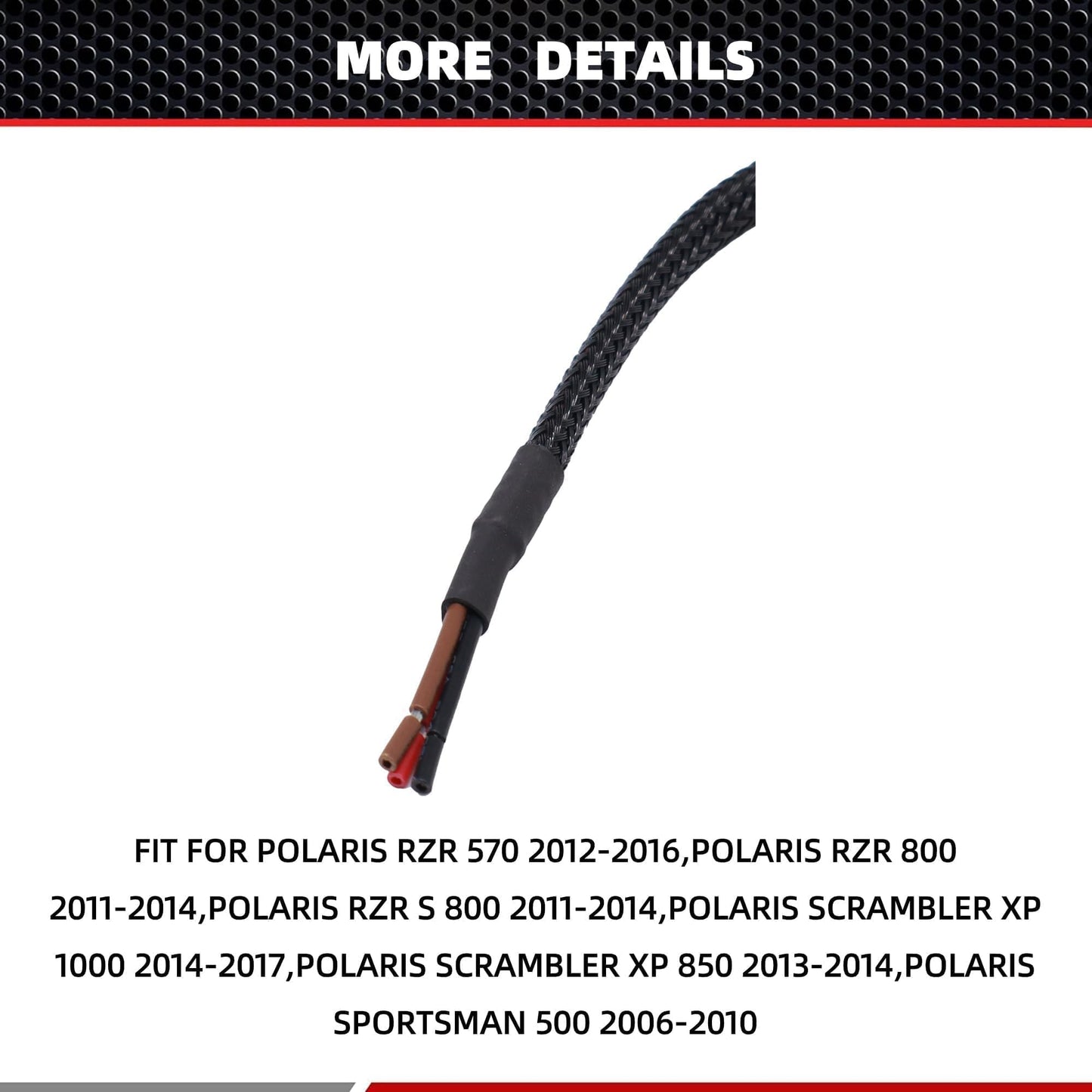 HiSport 2878498 Throttle Position Sensor Connector Compatible with Polaris Ranger 500 800 Crew 800 XP 800, RZR 4 800 570 800, Scrambler XP 1000 850, Sportsman 500 550 850, X2 500 550 850