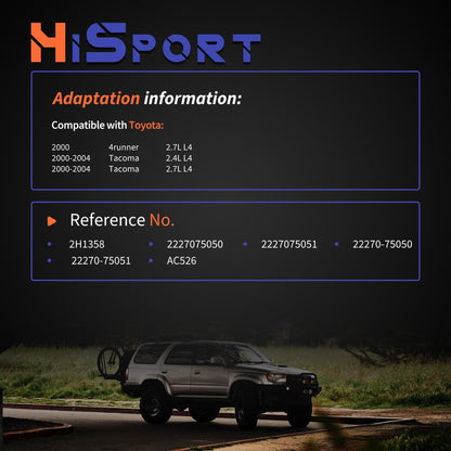 HiSport Idle Air Control Motor Valve 2227075050 Replcement for Toyota 4Runner 2000 2.7L L4,Tacoma 2000-2004 2.7L 2.4L L4