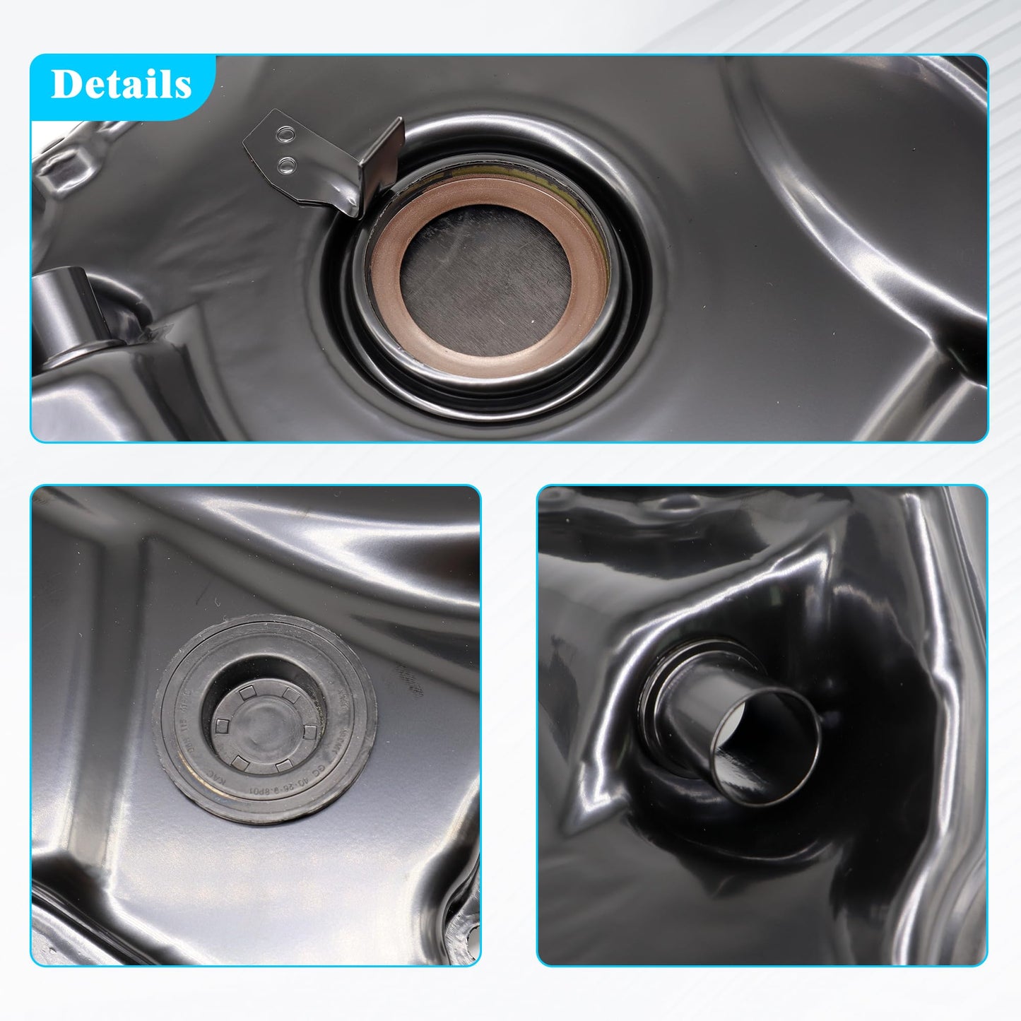 HiSport 06H103269C Engine Timing Chain Cover with Gasket Upper & Lower - Compatible with 2007-2017 VW Audi Beetle Jetta Passat Tiguan Sharan Golf GTI EOS CC A3 A4 A5 A6 TT Allroad Q3 Q5 1.8T 2.0T