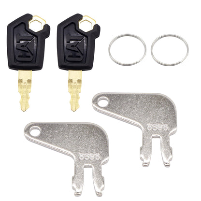 HiSport 5P8500 Heavy Equipment Master Keys Compatible with Cab Doors Side Panels Cat Padlocks Cat Dozers Backhoes Compactors Articulated Trucks Excavators Cat Equipment Battery