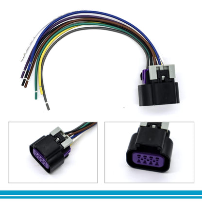 HiSport 977-000 Throttle Body Sensor & Connector Compatible with Cadillac Escalade Chevy Buick Express GMC Throttle Sensor & Wiring Harness Pigtail Kit Replace 12570800 217-2293 217-2293