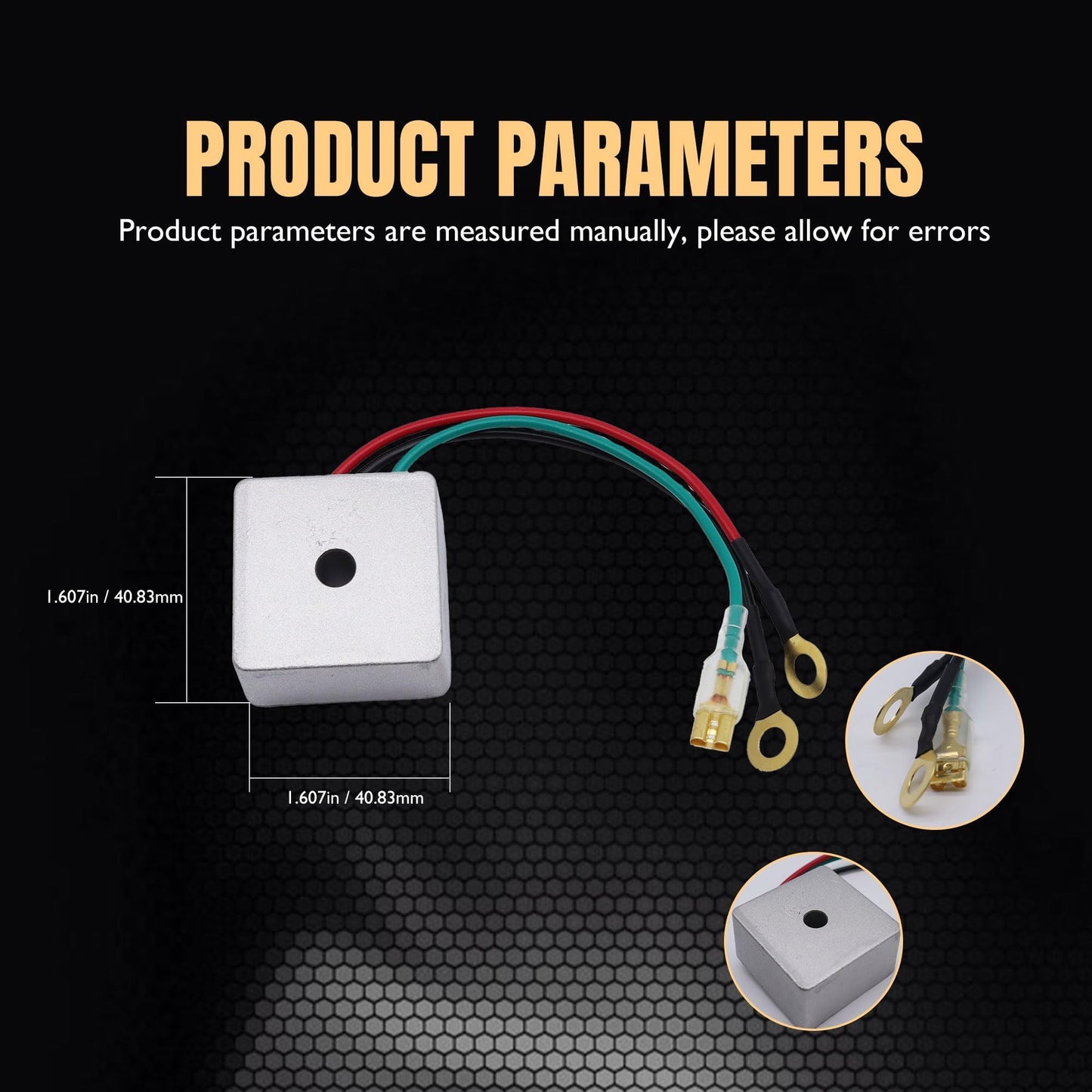 HiSport 435-203 Voltage Regulator Compatible with EZ Go Express L4, Express L6, Express S4, Express S6, RXV Electric 2014, RXV Gas, TXT Electric, TXT Gas, Terrain 250 1000 1500