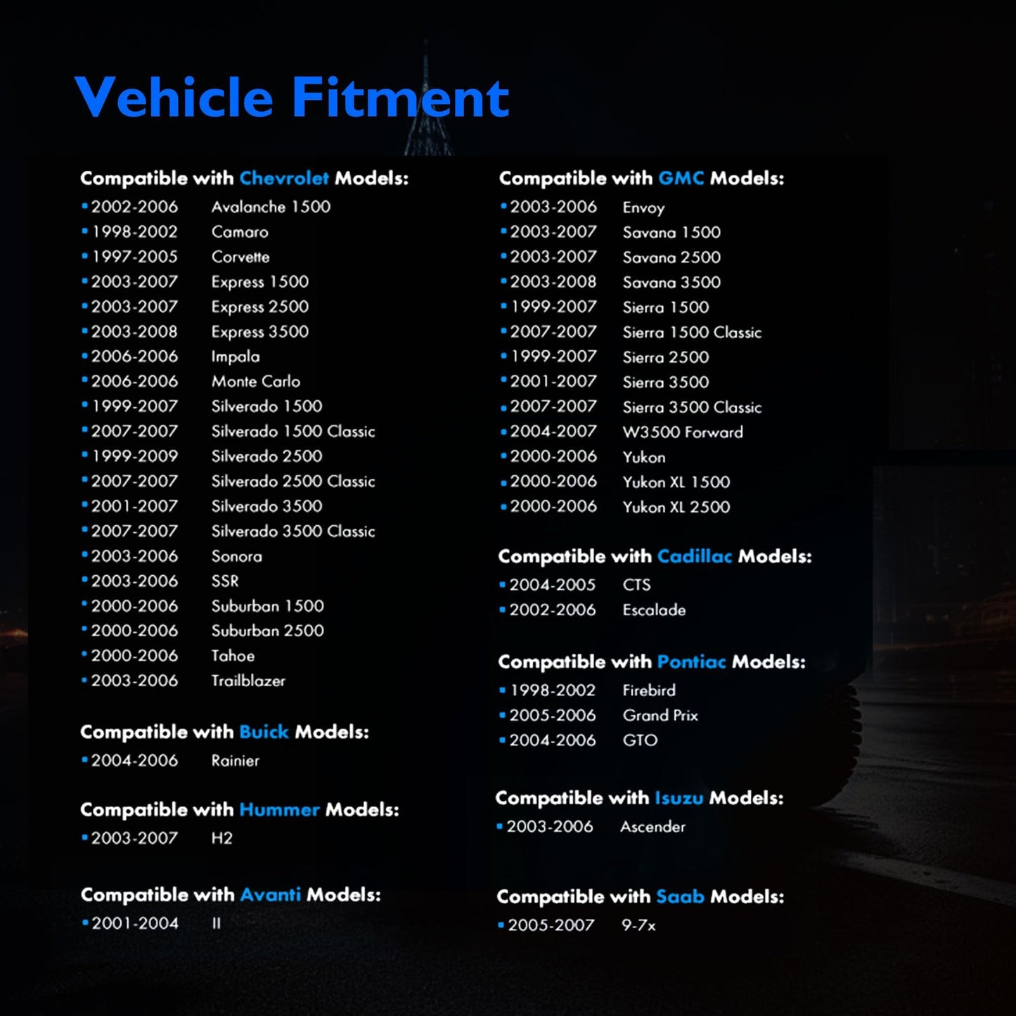 HiSport 12560228 Engine Crankshaft Position Sensor Compatible with Buick Rainier Cadillac CTS Escalade Chevrolet Avalanche GMC Envoy Forward Hummer H2 Isuzu Ascender Pontiac Replacement for 12555566