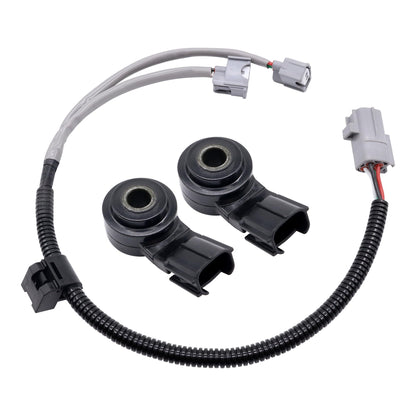 HiSport 89615-B6010 Knock Sensor and Harness Kit - Compatible with Toyota Corolla FJ Cruiser Highlander Matrix Sequoia Sienna Avalon Camry Land RAV4 Tacoma Venza Yaris 4Runner Tundra Solara
