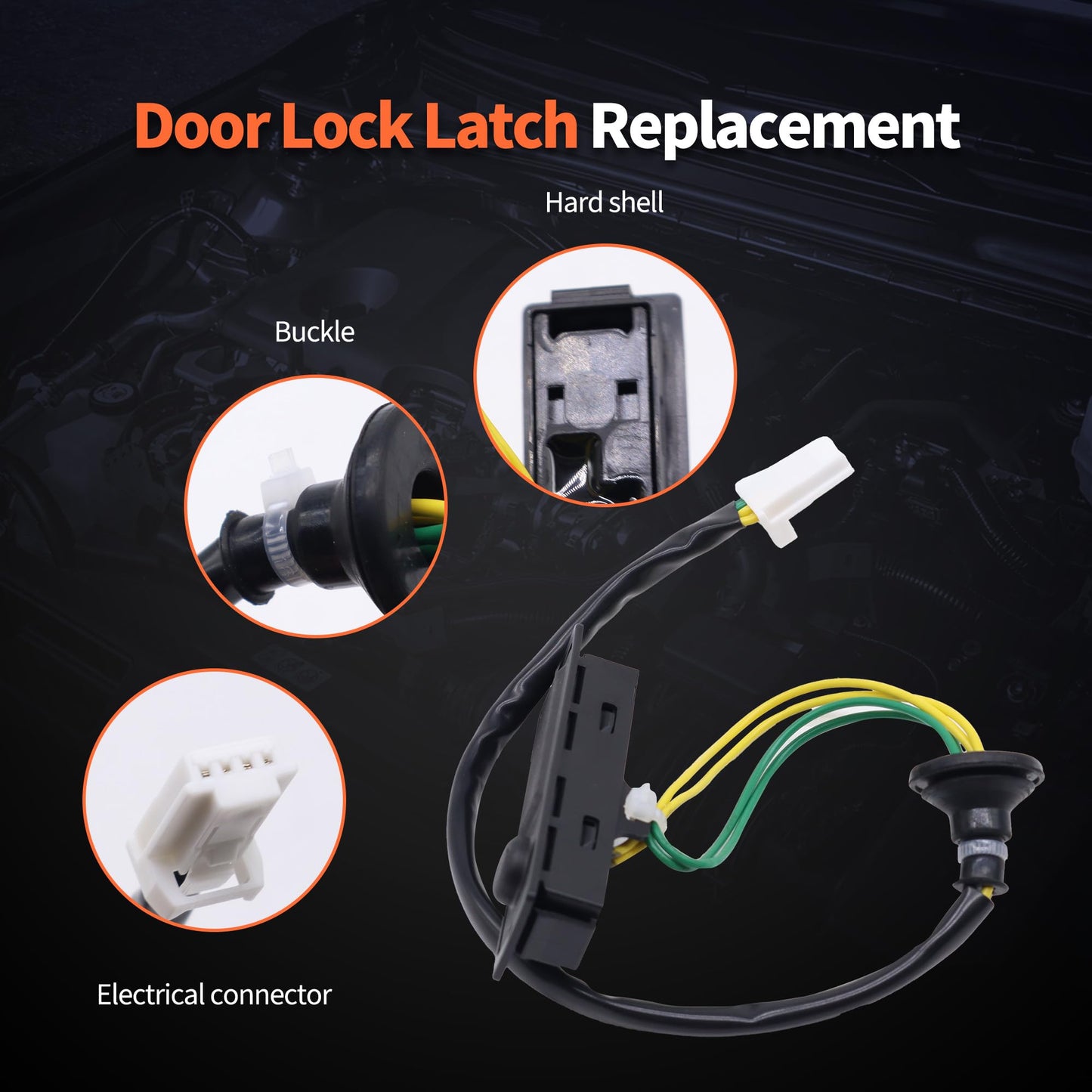 HiSport 25380-4BA1A Rear Hatch Release Switch - Compatible with Nissan Rogue 2.0L 2.5L 2014-2020, Rear Liftgate Release Tailgate Trunk Lid Switch Replaces 253804BA1A