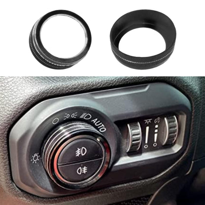 HiSport AC Climate Control Knob Cover Air Conditioner CD Switch Button Knob Compatible with Jeep Wrangler JL JLU Gladiator JT 4Pcs Black