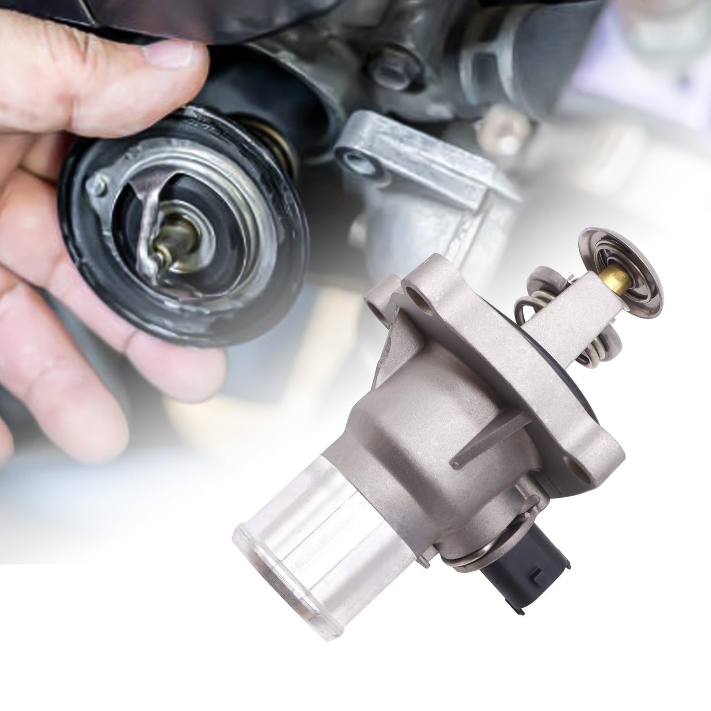 HiSport Thermostat Housing Assembly 55564891 96984104 Compatible with Chevrolet Aveo / Aveo5 2009-2011, Cruze 2011-2016, Sonic 2013-2018, Replacement for Pontiac G3 2009-2010 1.6L 1.8L