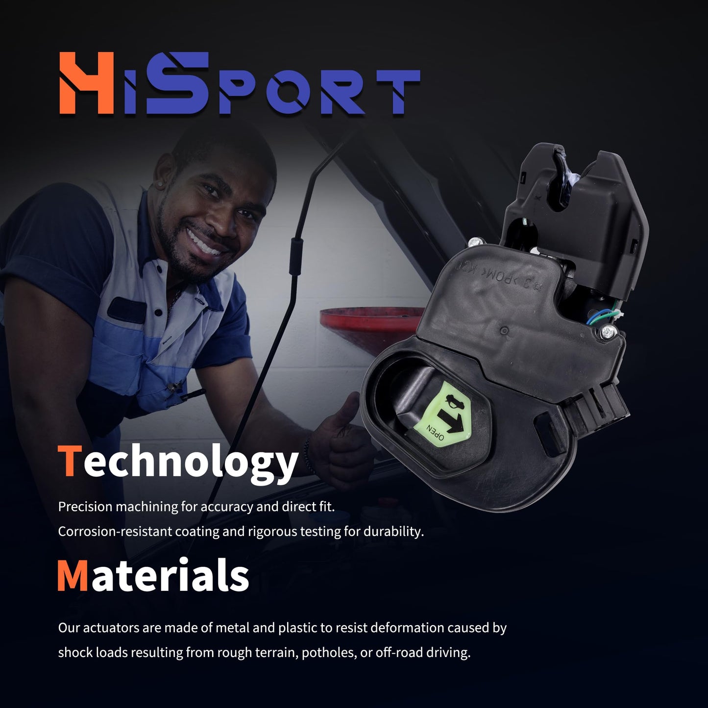 HiSport 74851-SDA-A22 Trunk Lock Latch Actuator - Compatible with Acura TL 2004-2008 Honda Accord 2003-2007 - Replace 940-404