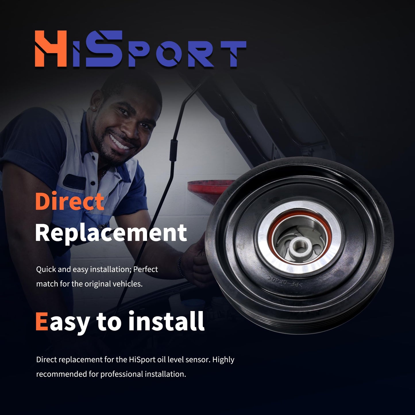 HiSport Air Conditioner AC Compressor Clutch Kit Replacement for Jeep Compass 2009-2017, Patriot 2009-2017, Compatible with Dodge Caliber 2010-2012, Caliber 2009 1.8L 2.4L