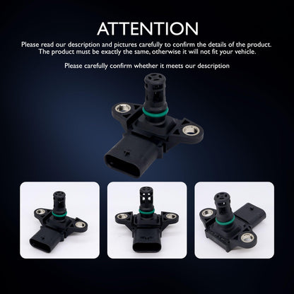 HiSport MAP Manifold Absolute Pressure Sensor - Compatible with BMW 135I 135IS 228I 320I 328I 335I 428I 435I Replaces 13628644432 13627599042 5WK96857Z