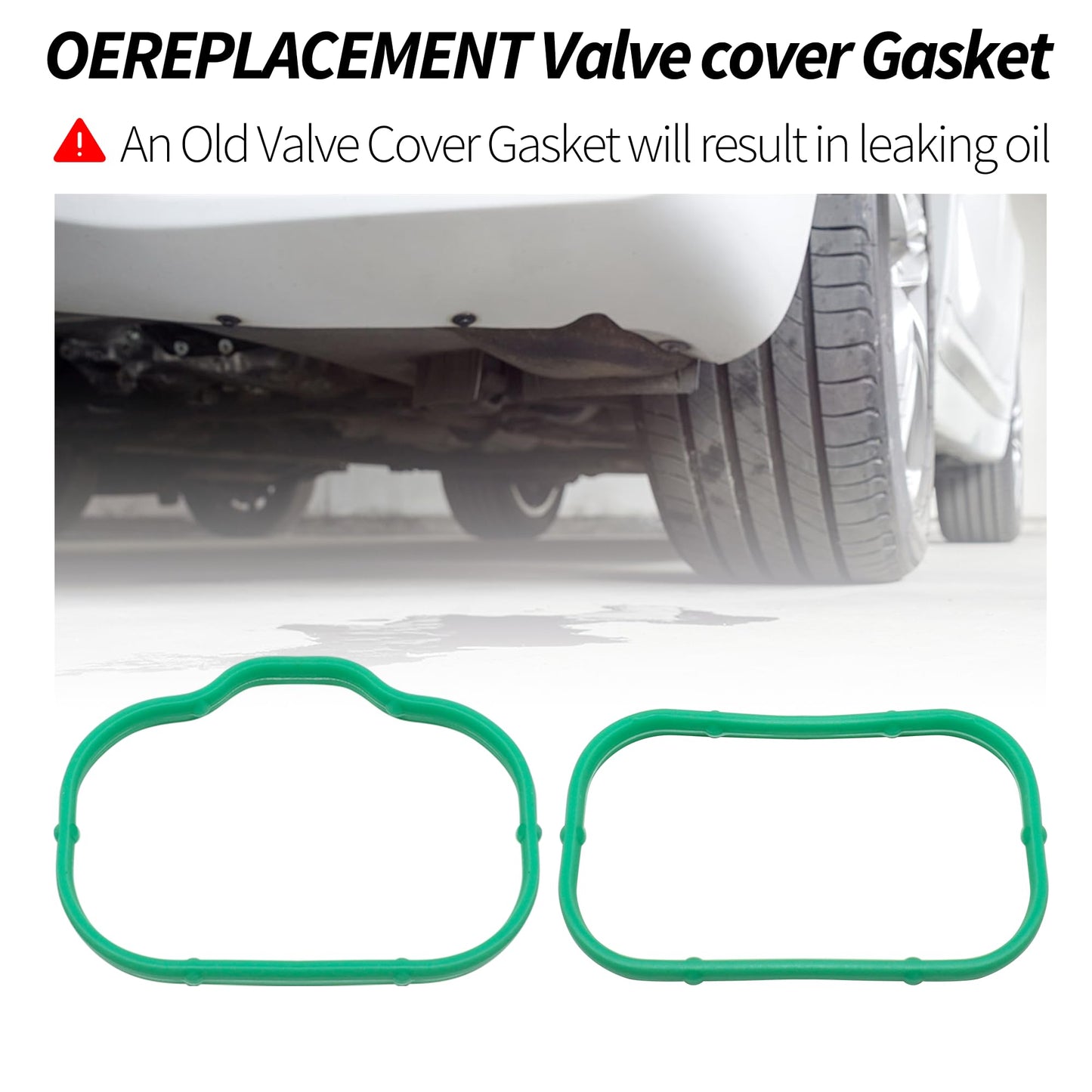 HiSport MS97204 Intake Manifold Gasket Set Upper & Lower - Compatible with 3.6L 2011-2020 Dodge Avenger Journey Charger Grand Cherokee Chrysler 200 300