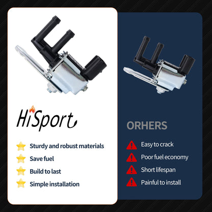Hisport 911-706 Vapor Canister Purge Valve - Compatible with MAZDA 6 626 MPV MX-5 MIATA PROTEGE PROTEGE5 RX-8 1996-2008 - Replaces 911-706 K5T48279 Z504-18-741A