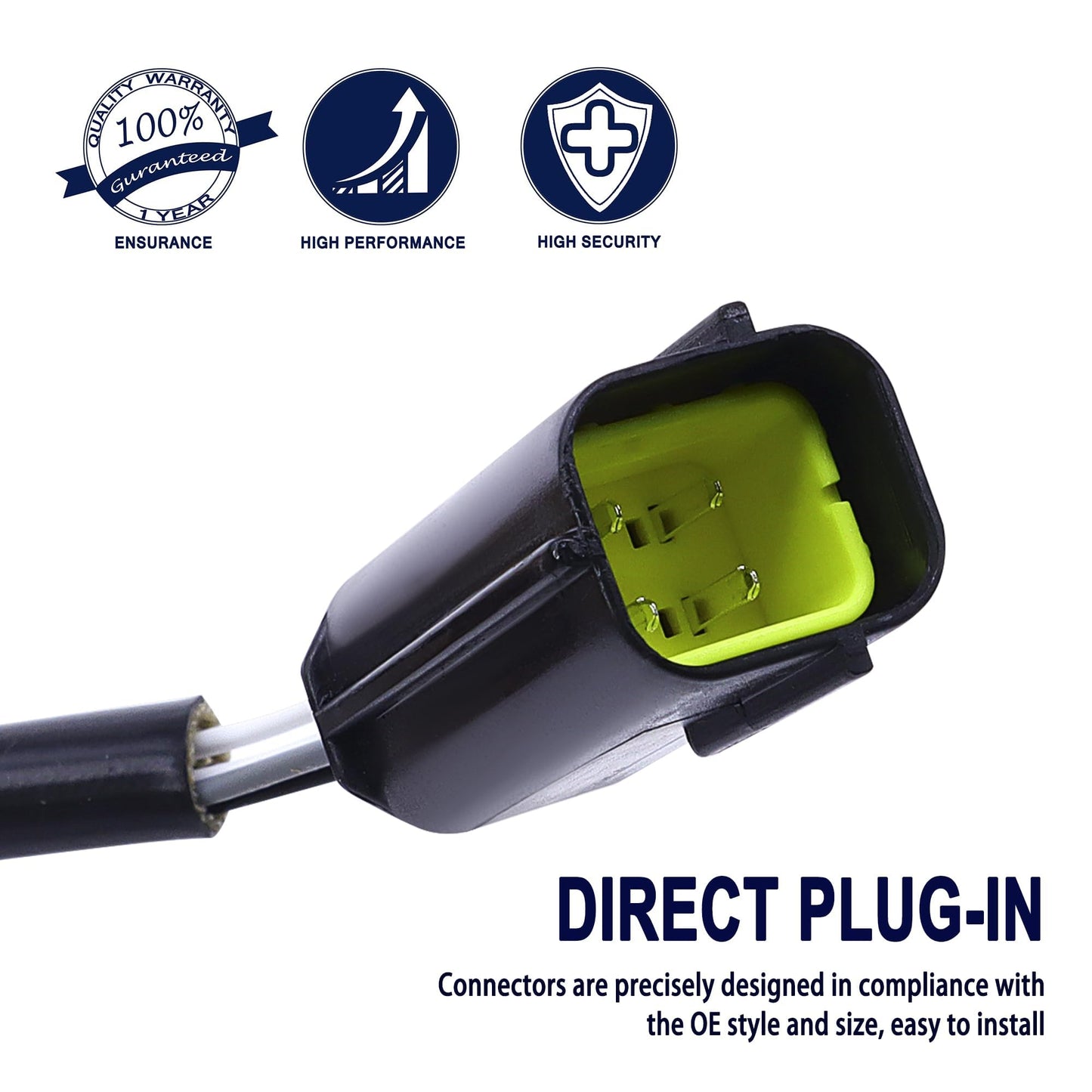 HiSport 250-24851 Heated O2 Oxygen Sensor - 4-Wire Upstream Location O2 Sensor Compatible with Chevrolet Aveo 2009, 2010, 2011 Aveo5 2009-2011, Pontiac G3 2009-2010