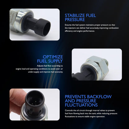 HiSport Injection Control Pressure Sensor 6.0L - Compatible with Ford E-350 Super Duty Excursion F-250 Super Duty F-350 Super Duty F-450 Super Duty F-550 Super Duty - Replace 1845274CP2