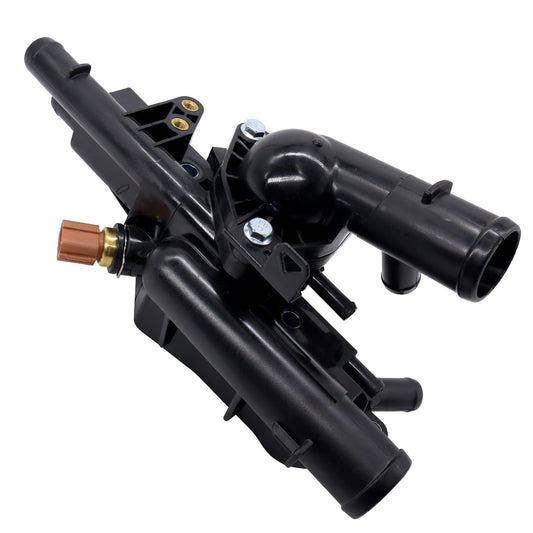 HiSport Coolant Thermostat Housing Assembly 25600-2G500 - Compatible with Hyundai Santa Fe Sport Sonata Tucson Compatible with Kia Optima Sorento Sportage 2010-2016 - Replace 25600 2G500