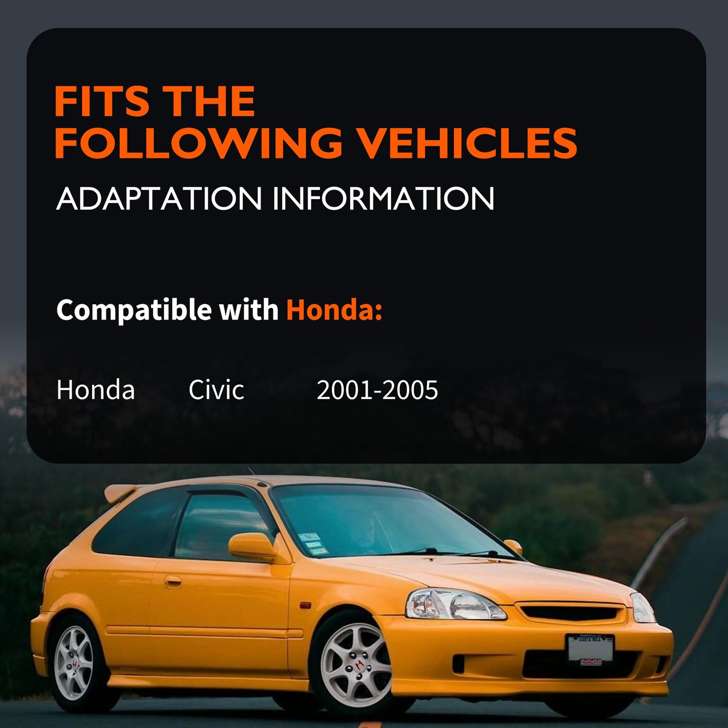 HiSport TPS Throttle Position Sensor - Compatible with Honda Civic 2001-2005 Replacement for TPR104 16400PLRA51 16400PLRA52 16400PLRA53 16400PLRA54 977022