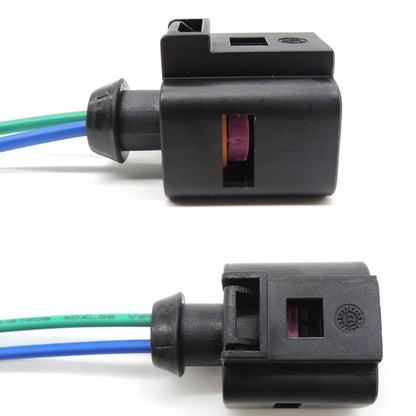 HiSport 1J0 973 702 1J0973702 Female Connector Harness Plug Replacement for VW Jetta Golf MK4 MK5 B5 Beetle 2 PCS