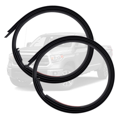 HiSport Roof Weatherstripping Seal 75552-0C060 Roof Drip Molding Weatherstrip 1 Pair - Compatible with 2007-2021 Toyota Tundra Crewmax 4 Doors - Rubber Roof Weather Strip Replace 75551-0C060