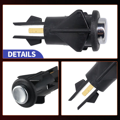 HiSport F3LY19E616A Fuel Door Release Switch - Compatible with Ford Crown Victoria Lincoln Continental LS Mark VIII Town Car Mercury Grand Marquis Marauder 1992-2006