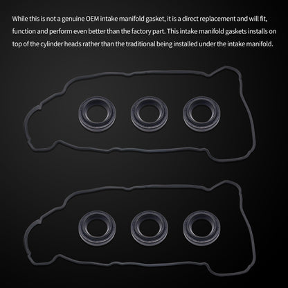 HiSport VS50471R Valve Cover Gasket Set - Compatible with Lexus Es300 1994-1998 Compatible with Toyota Avalon 1995-2000 Camry 1994-2003 Sienna 1998-2001 Solara 1999-2003 3.0L