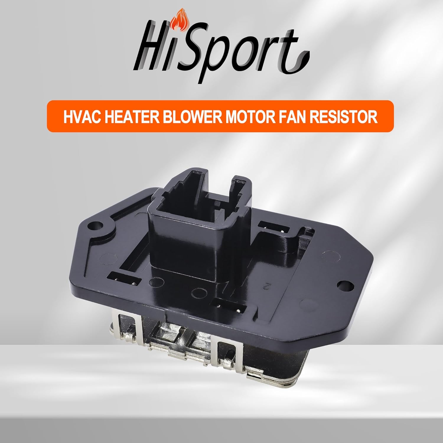 HiSport HVAC Heater Blower Motor Fan Resistor - RU710 68048900AA Compatible with Dodge Ram 1500 2500 3500 4500 5500 2009-2018 Truck Replace 4P1621 973029 RU710 68048900AA 68048900AB