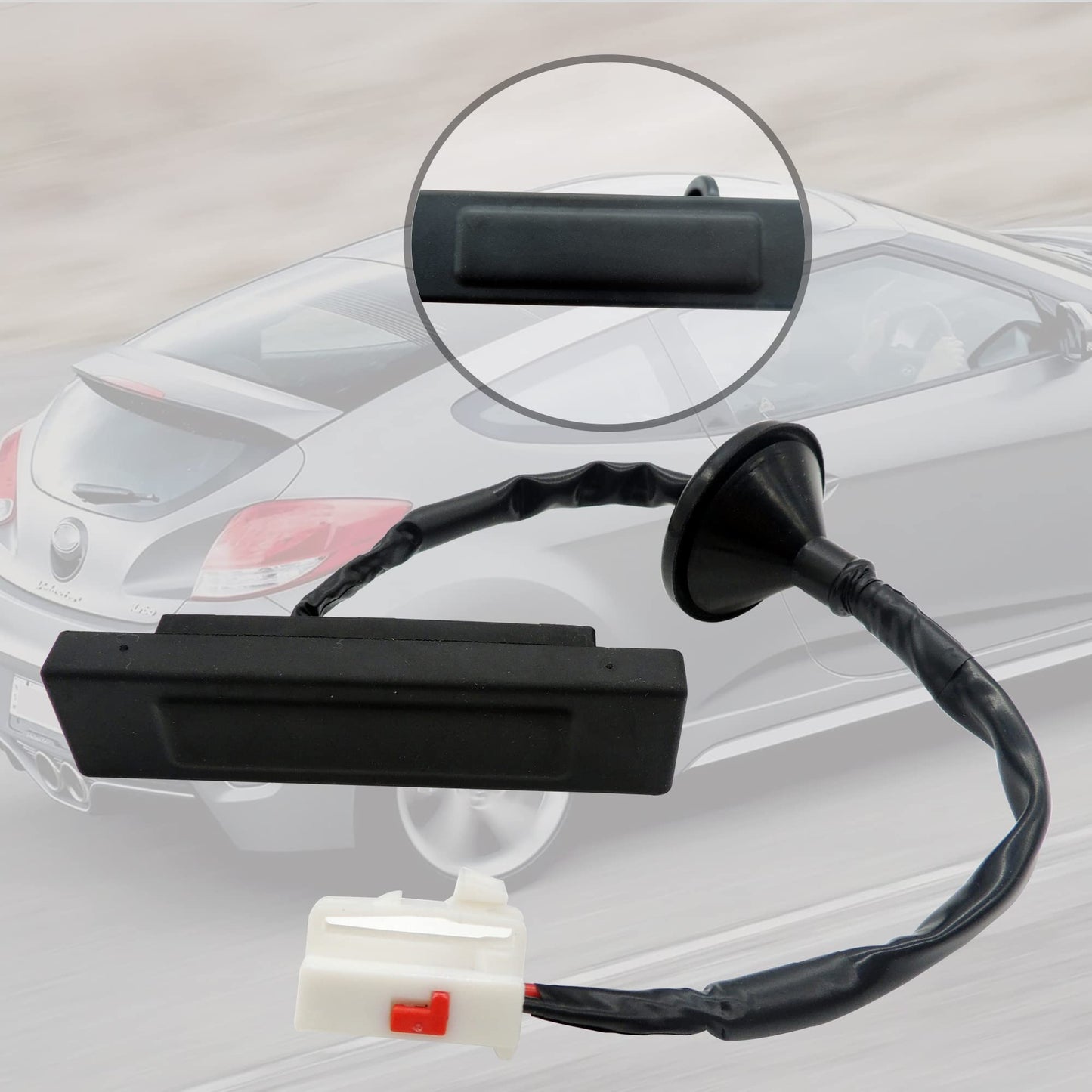 HiSport Hatch Button Trunk Latch 81260-2V000 - Compatible with Hyundai Veloster 1.6L 2012 2013 2014 2015 2016 2017 Rear Trunk Hatch Release Switch Button Without Camera