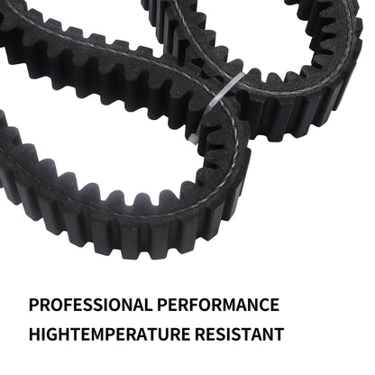 HiSport 59011-0003 Heavy Duty Drive Belt Compatible with Kawa-sa-ki Kawasaki Brute Force 650/650i 2005-2013, Brute Force 750i 2005-2023, KFX700 2004-2009, Prairie 360 2003-2013, Prairie 650 2002-2003
