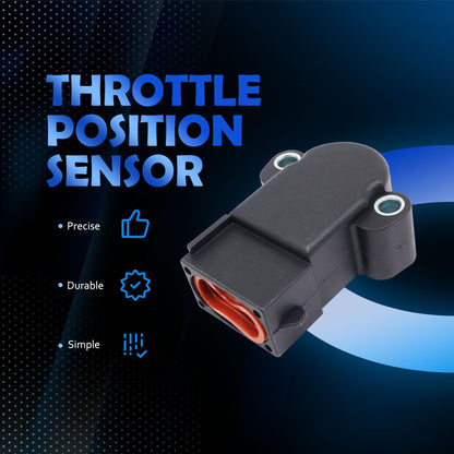 HiSport F2TZ9B989A Throttle Position Sensor TPS - Compatible with Ford E-150 E-250 E-350 F-150 F-250 F-350 Replaces F2TF9B989AA F2TF9B989B