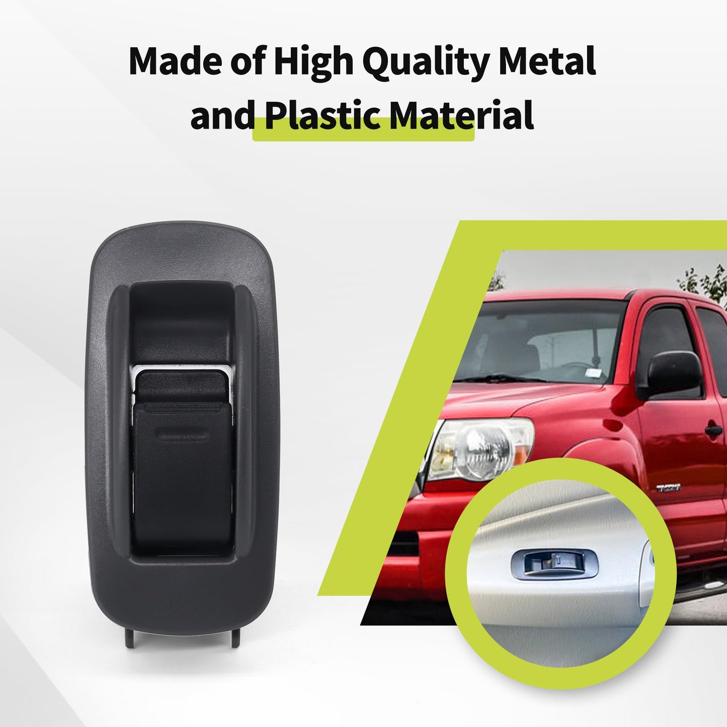 HiSport 84810AA010B2 Rear Window Switch - Compatible with Toyota Tacoma 2005 2006 2007 2008 2009 2010 2011 2012 - Replace 901-354