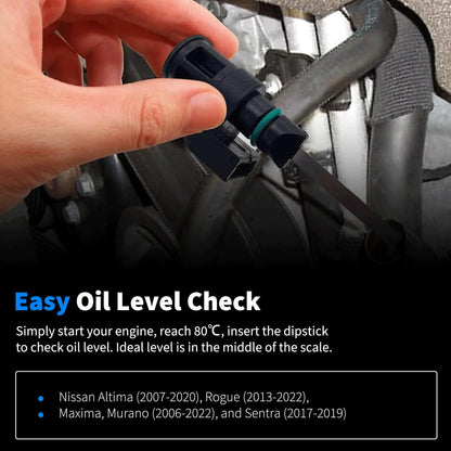 HiSport 31086-JA000 CVT Transmission Dipstick Compatible with Nissan Altima 2007-2020,Rogue 2013 2014 2015 2016 2017 2018 2019 2020 2021 2022,Maxima, Murano 2006 2007 2008-2022,Sentra 2017 2018 2019