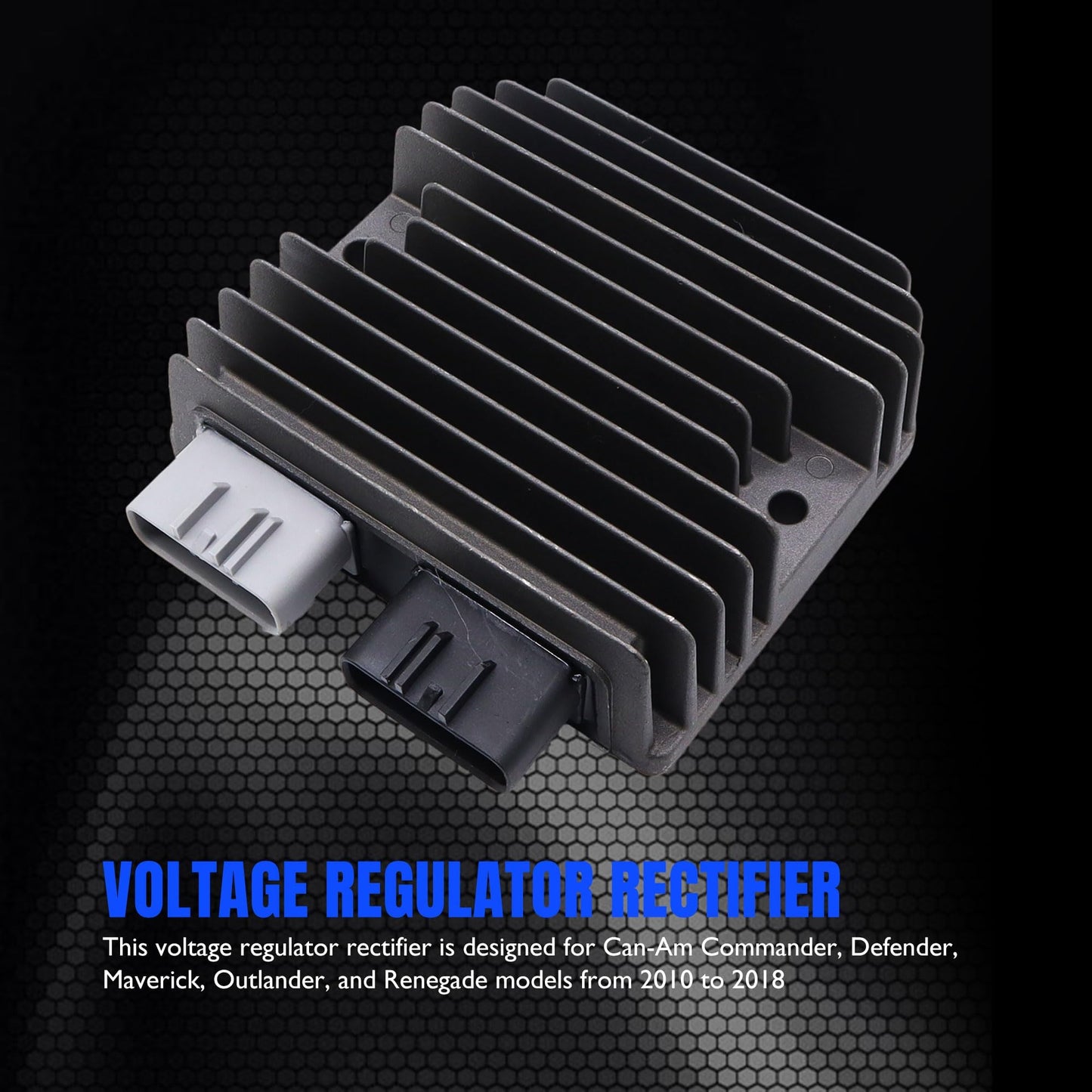 HiSport Voltage Regulator Rectifier Compatible with Can-Am Commander 1000 800 800R Max 1000 Max 800R,Defender HD10 1000 HD8 800,Maverick 1000R, Outlander 1000 500 DPS 500 XT,Renegade 1000 710001191