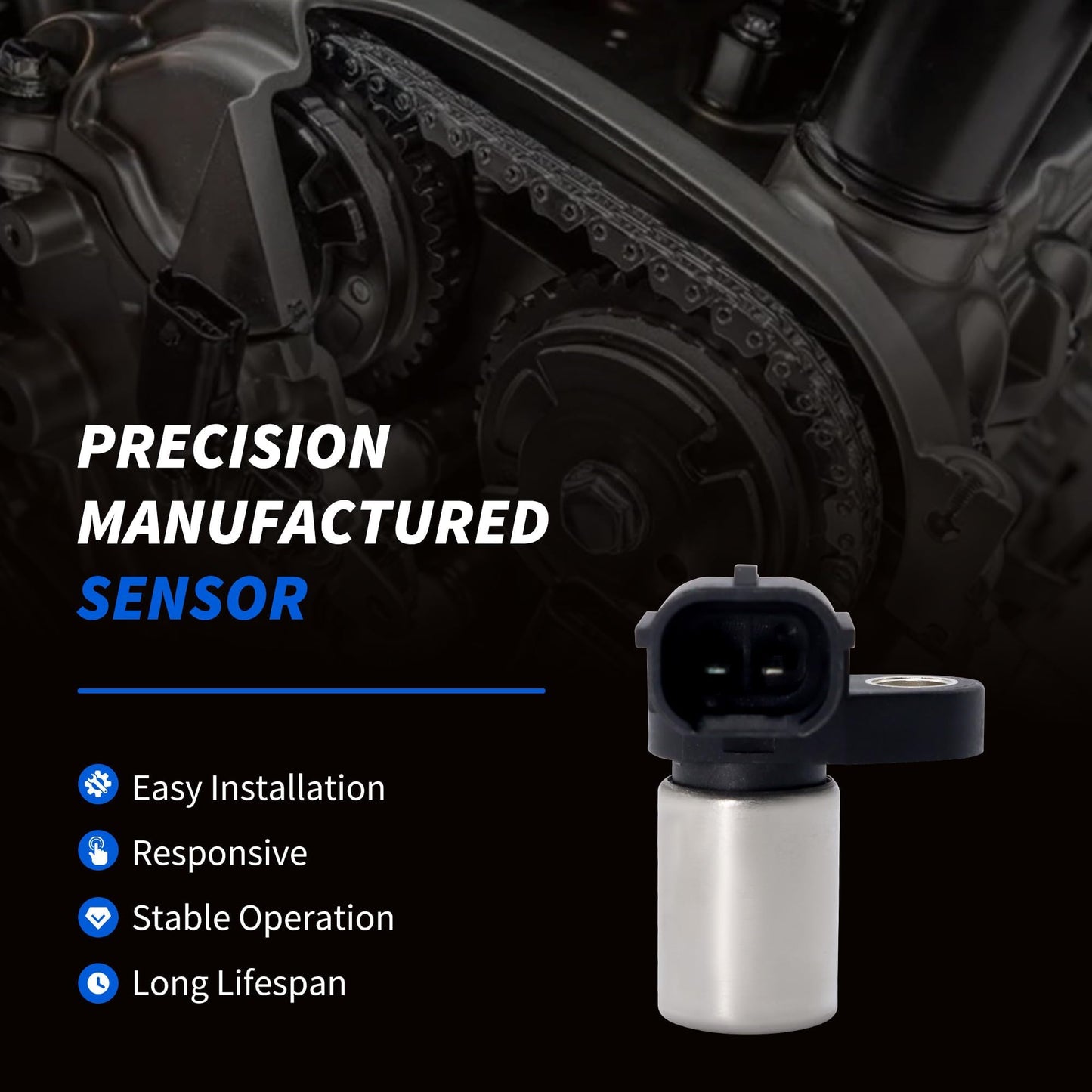 HiSport PC159T 22053AA040 Engine Crankshaft Position Sensor Compatible with Saab 9-2X 2005 2006, Subaru Baja, BRZ, Forester, Impreza, Legacy 2000 2001 2002 2003 2004 2005 2006 2007 2008 2009-2014