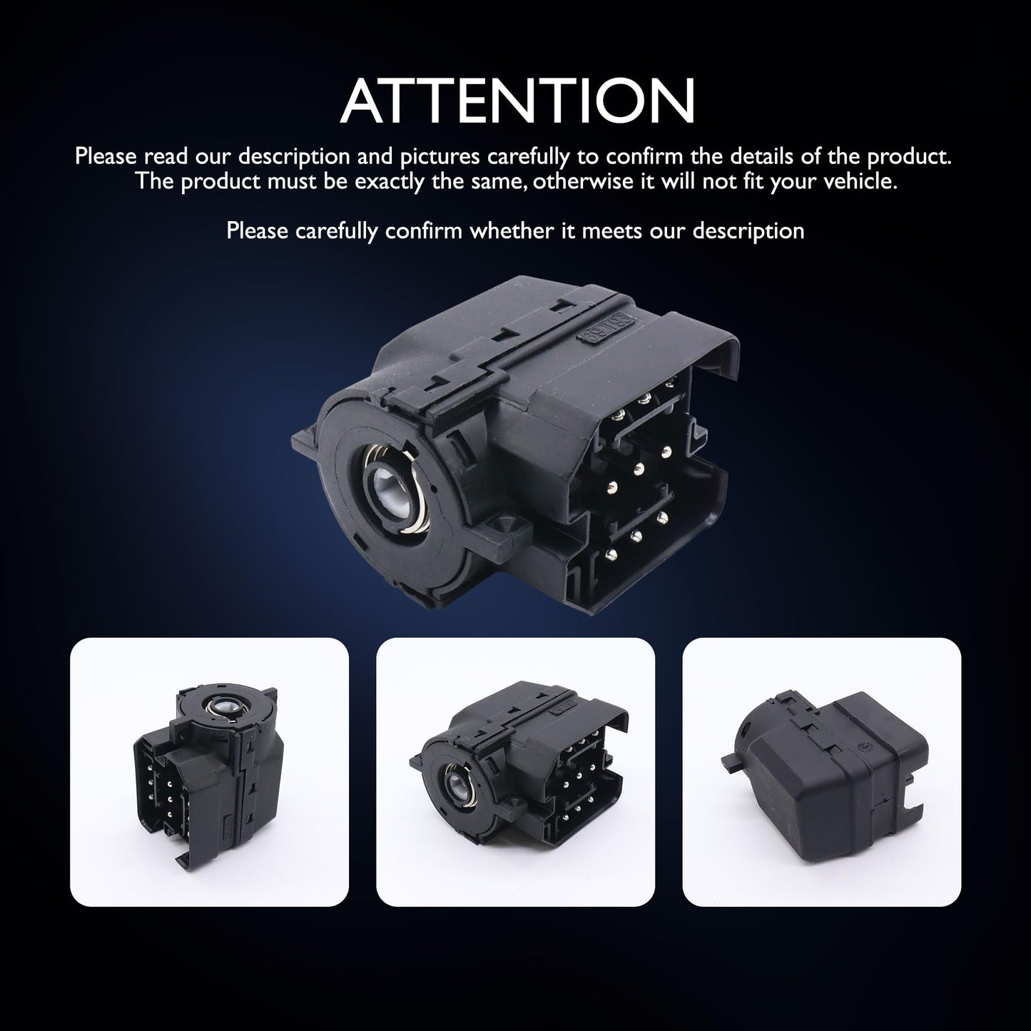 HiSport 61326901961 Ignition Starter Switch - Compatible with BMW 323CI 323I 325CI 325I 325XI 328CI 328I 330CI 330I Replaces 61328363706 61328352011 US-678