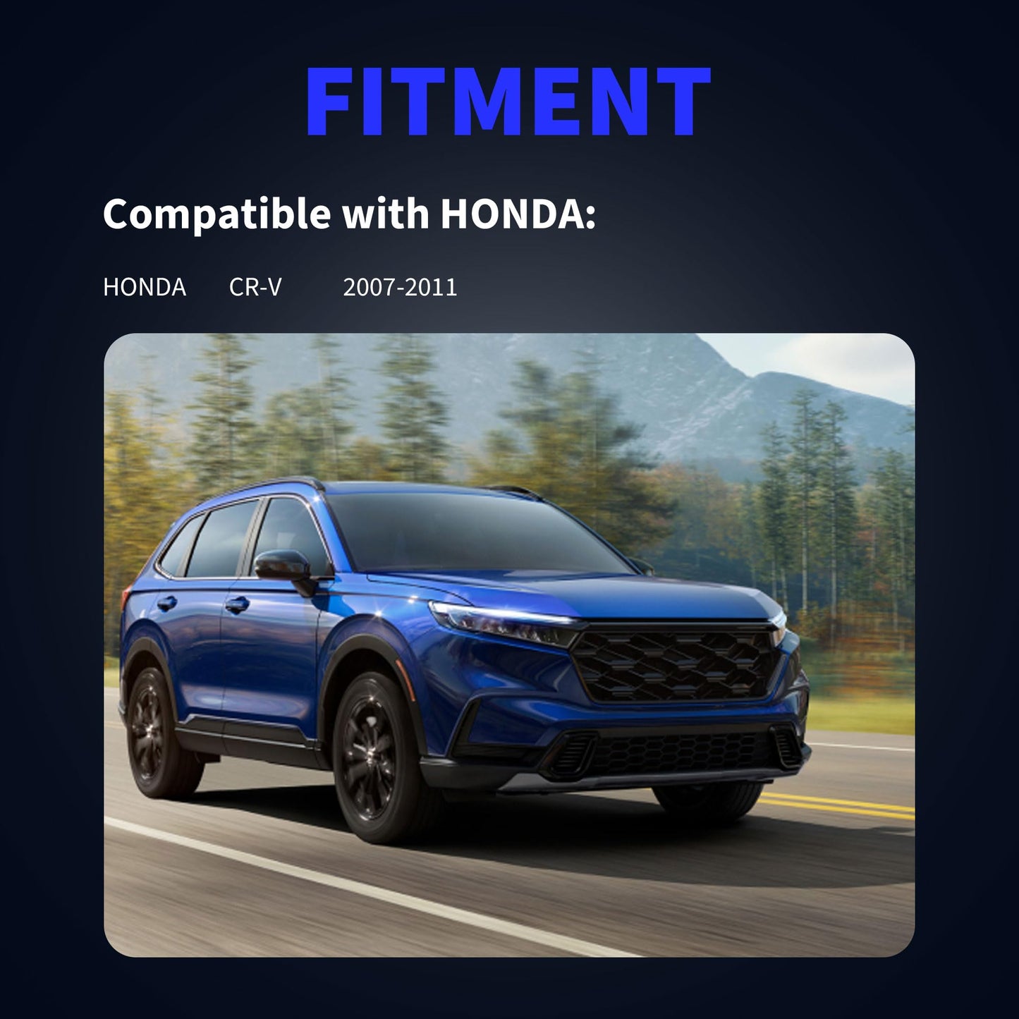 HiSport Front Right Left ABS Wheel Speed Sensor - Compatible with 2007 2008 2009 2010 2011 Honda CR-V Replaces ALS1608