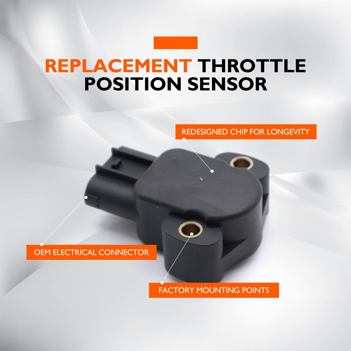 HiSport 1F2218851 TPS Throttle Position Sensor - Compatible with Ford Ranger Escape Freestar Taurus Windstar Sable Contour Mazda B3000 MPV Tribute Mercury Mariner Monterey Sable Cougar 1996-2011