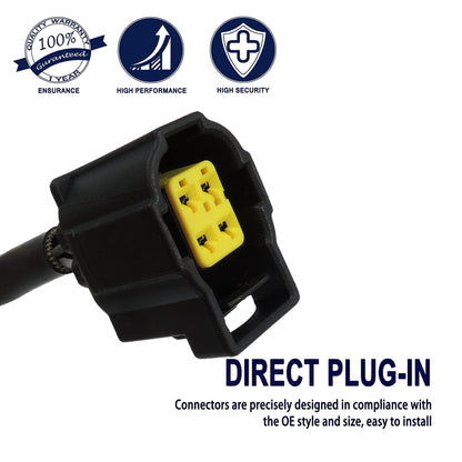 HiSport Oxygen Sensor 250-24675 Replacement - 4-Wire Direct Fit, Heated O2 Sensor Upstream and Downstream Located, Replaces 25024675 ST-24675 0035428218 56029084AA 7B0906262 1 Pack