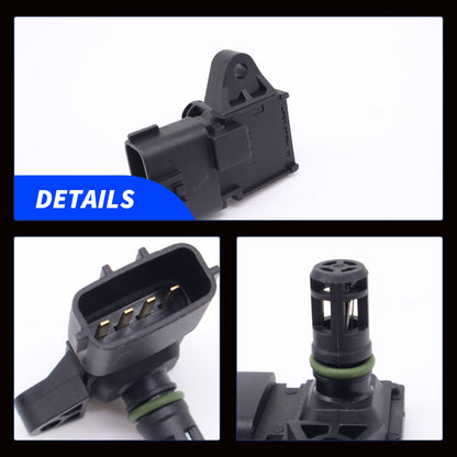 HiSport MAP Manifold Absolute Pressure Sensor - Compatible with Dodge Ram Replaces 5WK96801 2897333 4921322 4903286