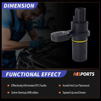 HiSport Automatic Transmission Speed Sensor - Compatible with Jeep Nitro 2009-2011 Wrangler 2003-2011 Ram 1500 2500 Liberty 2003-2010 Replaces 917-647