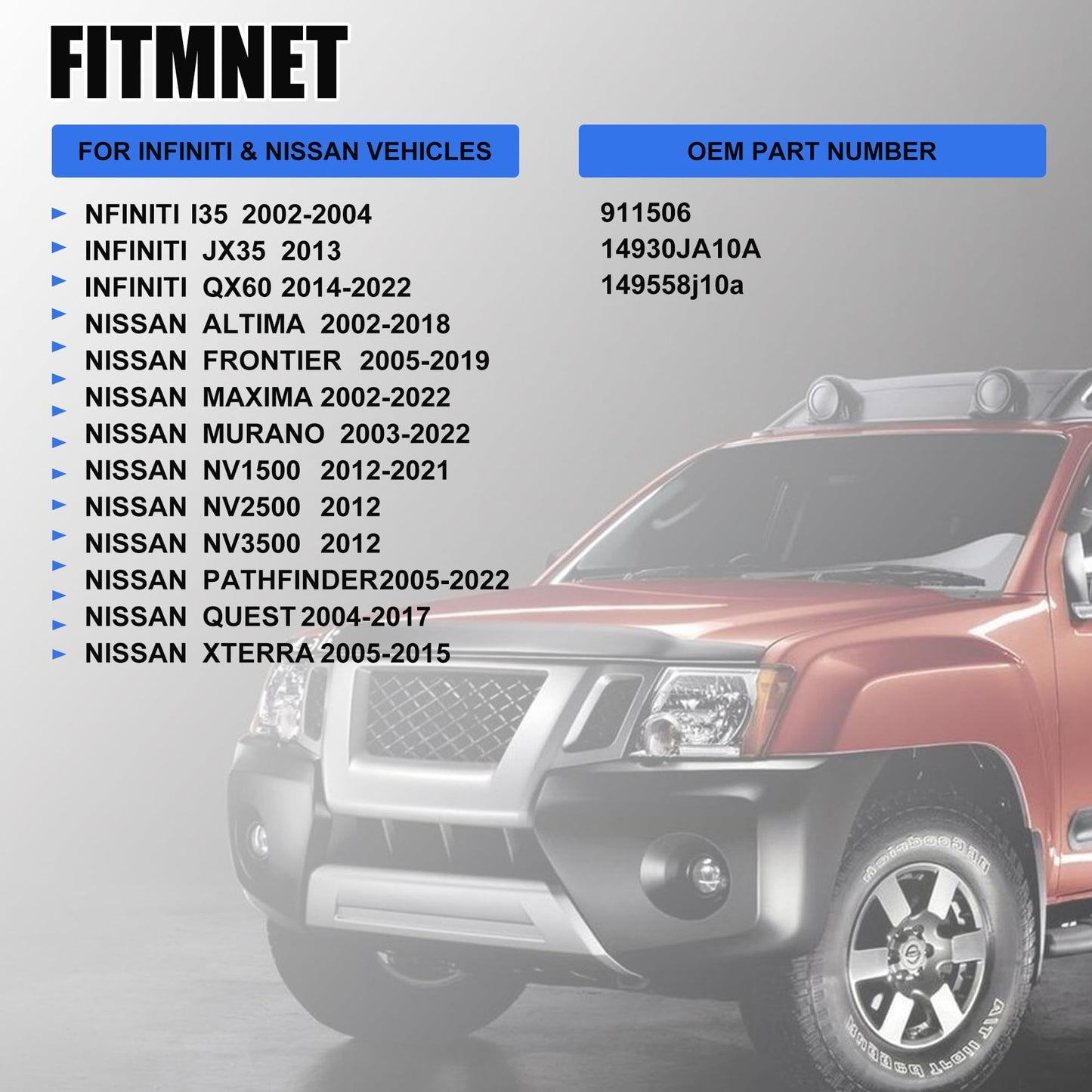 HiSport VIAS Control Solenoid Valve 14955-8J10A - Compatible with Infiniti I35 JX35 QX60 Nissan Quest Xterra Altima Frontier Maxima Murano NV1500 Pathfinder 2002-2022