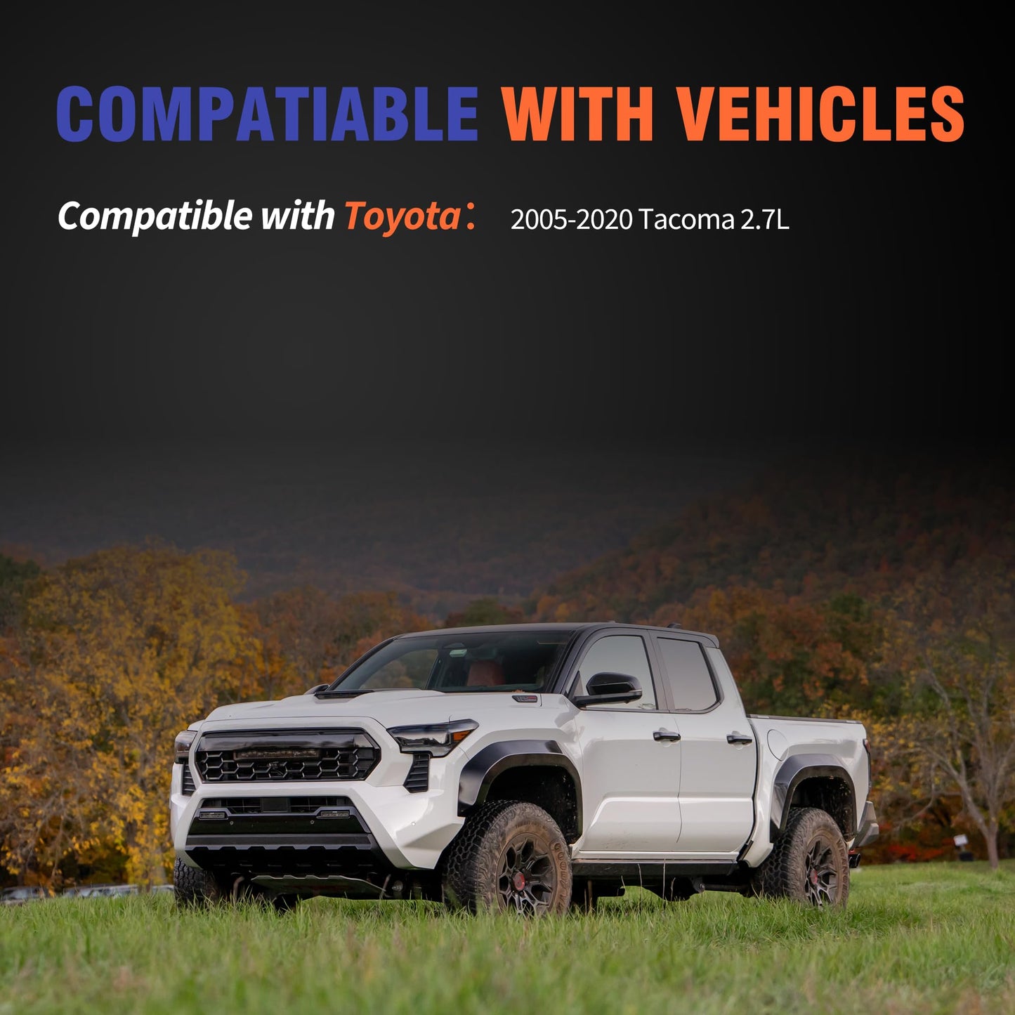 HiSport VS50717R Valve Cover Gasket Set - Compatible with Toyota 2005 2006 2007 2008 2009 2010 2011 2012 2013 2014 2015 2016 2017 2018 2019 2020 Tacoma 2.7L