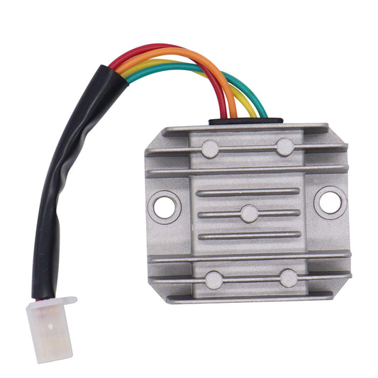 HiSport Voltage Regulator Rectifier - 4 Pin Wire 12V Compatible with Engine CG 125cc 150cc 200cc 250cc, GY6 50cc 150cc