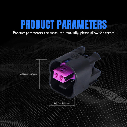 HiSport 15306137 Variable Valve Timing (VVT) Solenoid Connector Compatible with Buick Lacrosse Regal Verano, Chevrolet Captiva Malibu Equinox, Chevy Express, GMC Savana, Pontiac G5 G6, Saturn Aura