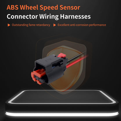HiSport 19149296 ABS Wheel Speed Sensor Connector Wiring Harnesses Compatible with BMW Chevrolet Infiniti Benz Volvo, 05083213AA 5083213AA S-1686
