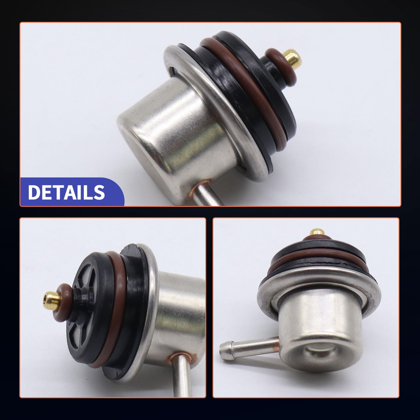 HiSport Fuel Injection Pressure Regulator Compatible with Chevrolet Express 1500 Silverado 2500 HD for GMC for Buick for Cadillac, 4.2bar Replaces PR4060