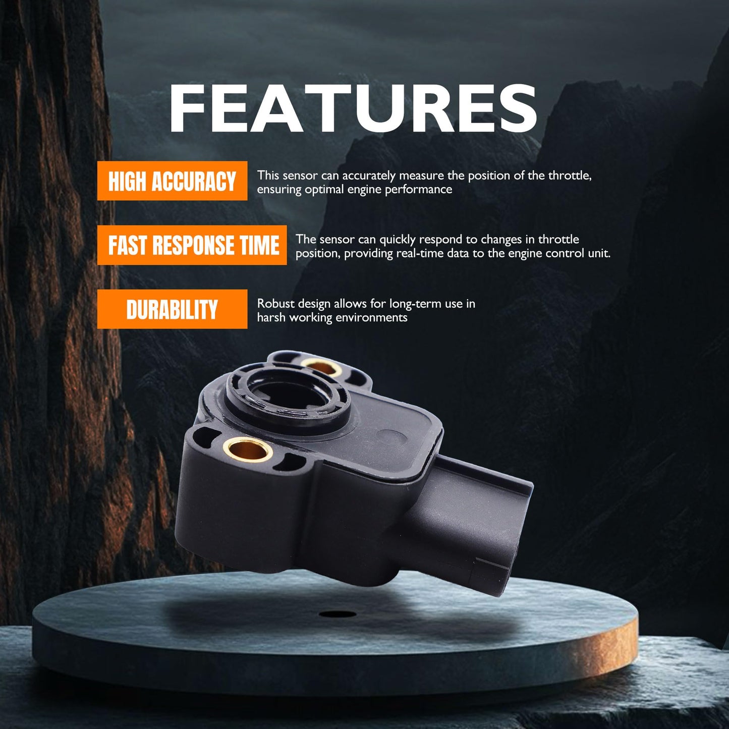 HiSport 1F2218851 TPS Throttle Position Sensor - Compatible with Ford Ranger Escape Freestar Taurus Windstar Sable Contour Mazda B3000 MPV Tribute Mercury Mariner Monterey Sable Cougar 1996-2011